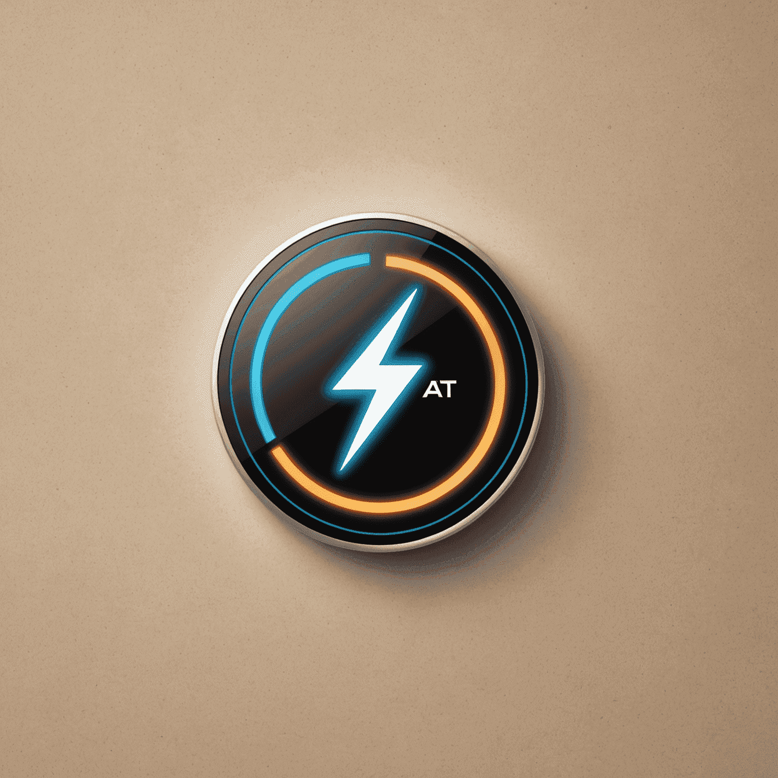recharge_att logo - A modern, sleek design incorporating a mobile phone icon and a lightning bolt to represent fast recharging
